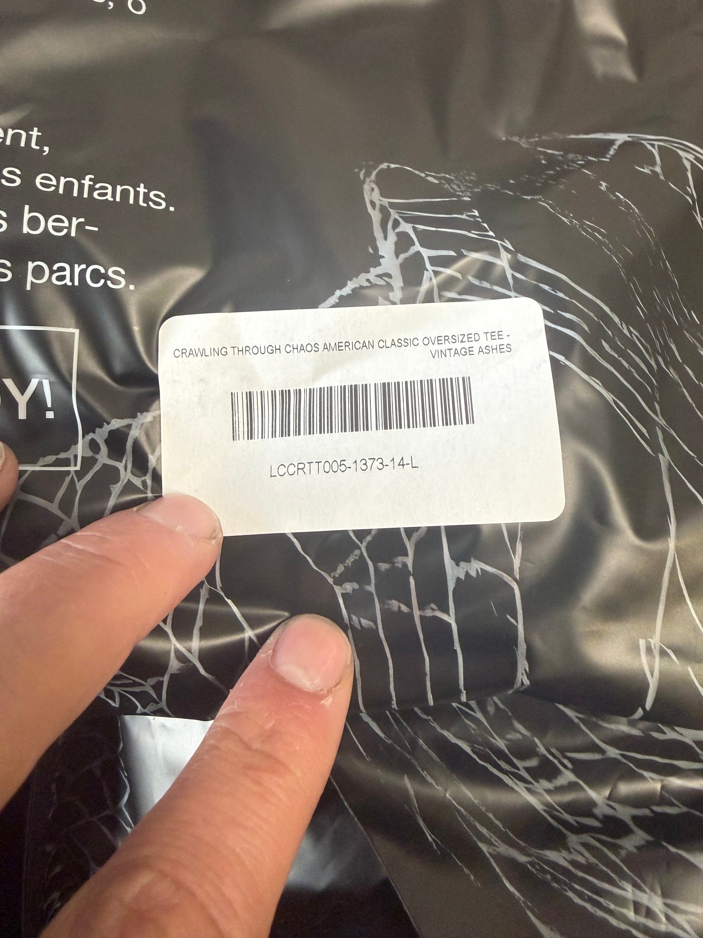 Civil Regime x Spiderman Crawling Through Chaos American Classic Oversized Tee - Vintage Ashes