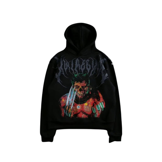 Civil Regime Zombie Wolverine Chaos Hoodie - Black