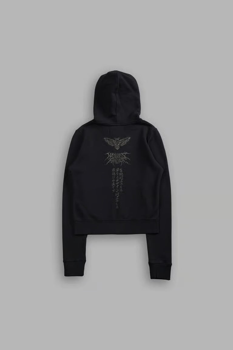 Darc Sport Moth Kanji Iris Zip Up Hoodie