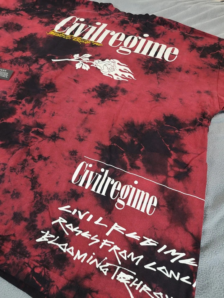 Civil Regime Deathnote American Classic Oversized Tee - Lava Wash