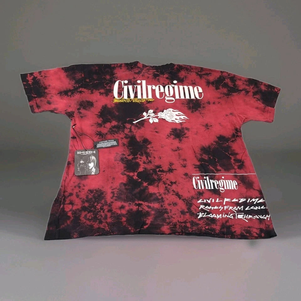 Civil Regime Deathnote American Classic Oversized Tee - Lava Wash