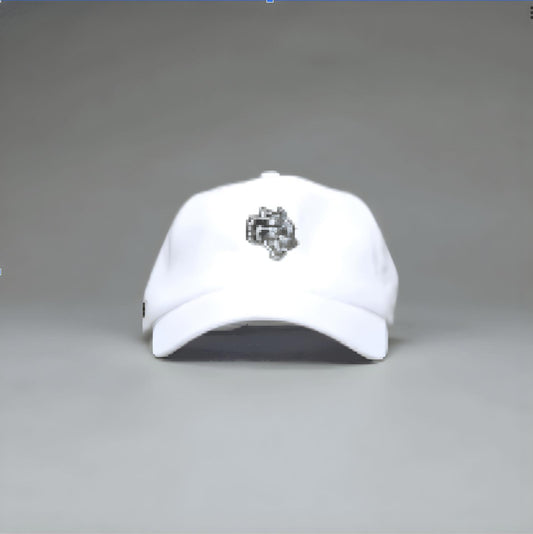 Darc Sport She Wolf Head V2 Dad Hat - White