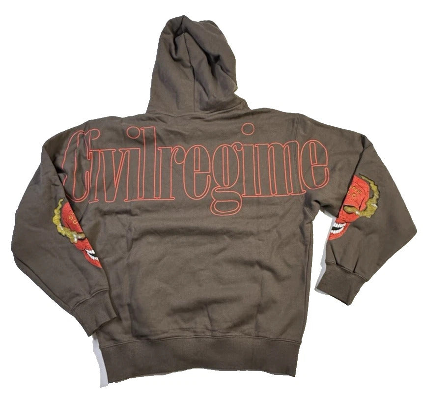 Civil Regime x WWE Austin 3:16 Regime Hoodie Vintage Black