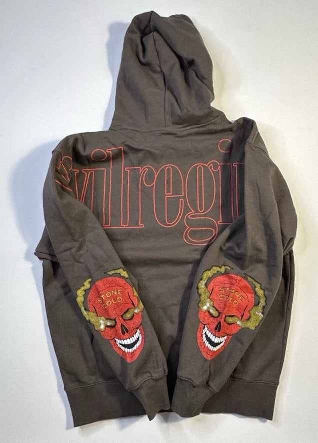 Civil Regime x WWE Austin 3:16 Regime Hoodie Vintage Black