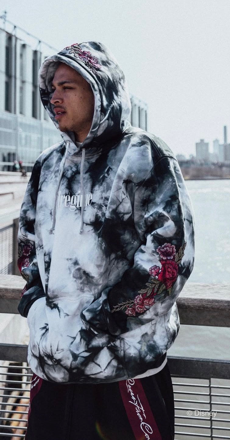 Civil Regime Marble Mickey Cozy Hoodie in OG Marble Wash