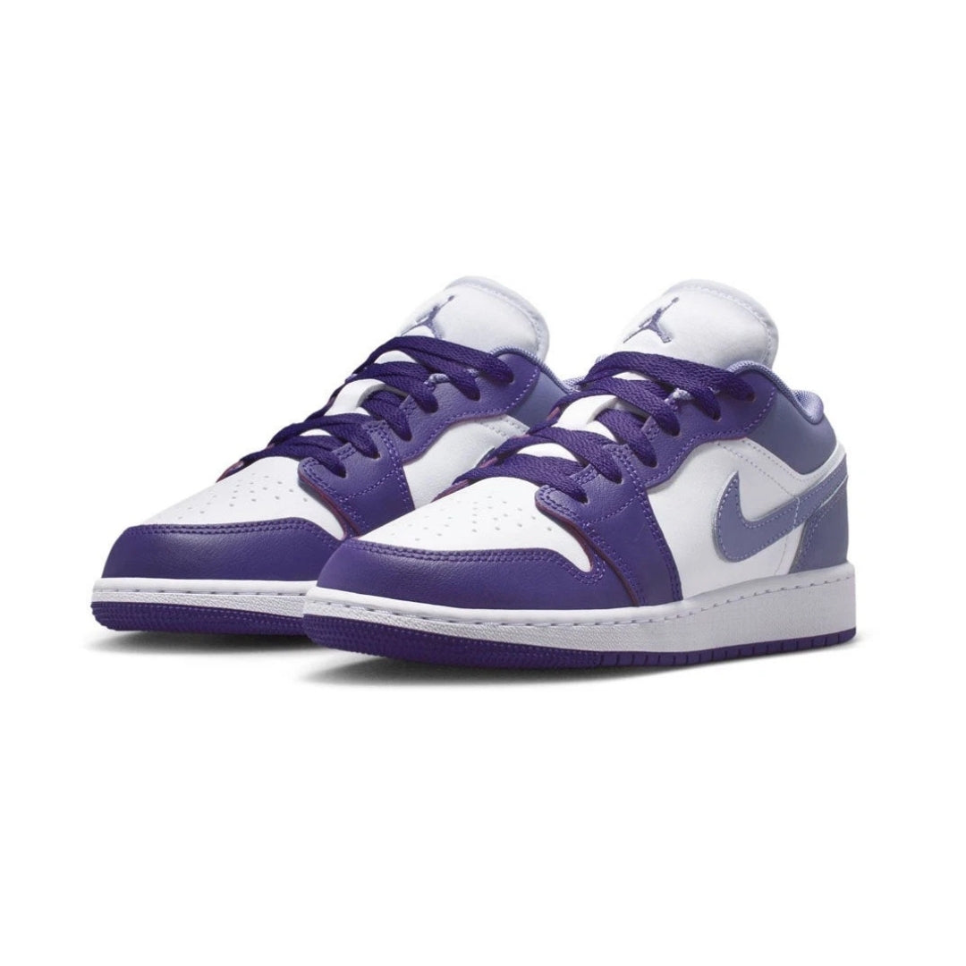 Jordan 1 Low Court Purple White Dusty Amethyst (GS)