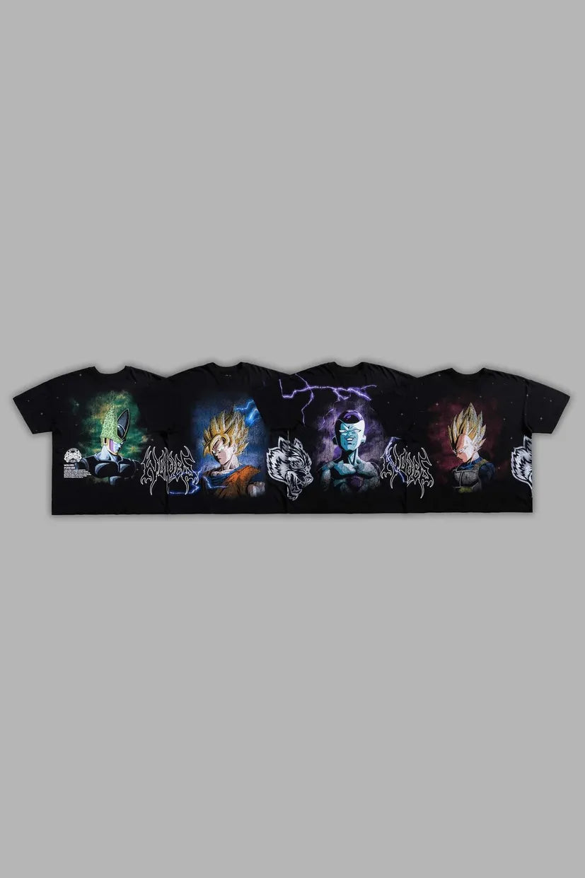 Darc Sport Dragon Ball Z "Side-By-Side" Tee Box Set in Black | Size XL
