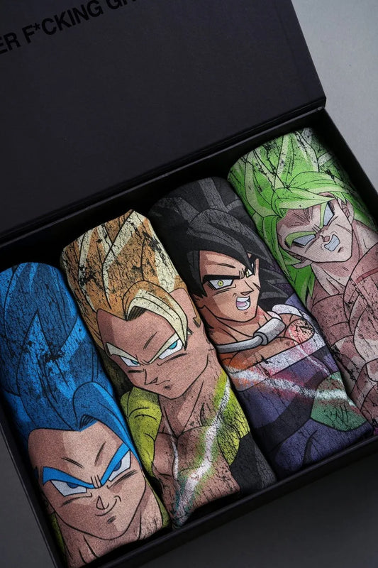 Darc Sport Broly VS Gogeta "Side-By-Side" Tee Box Set in Black | Size Medium