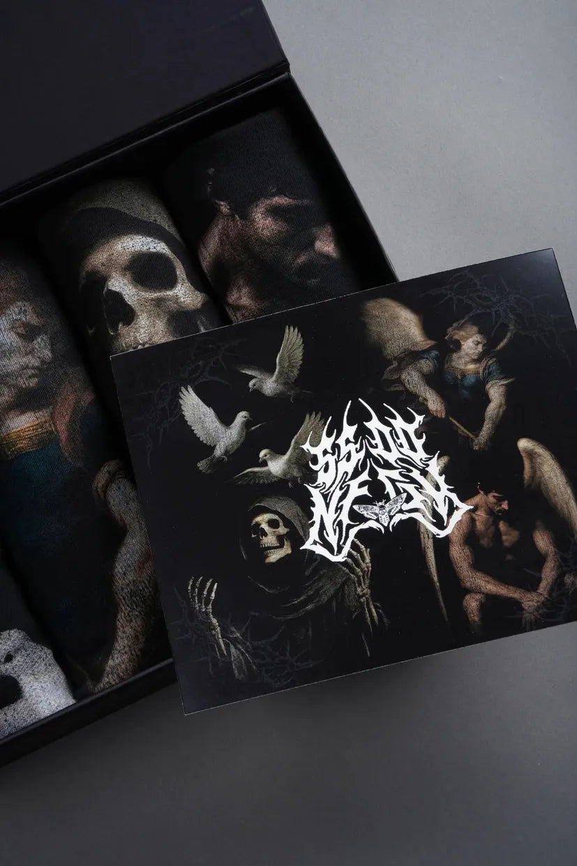 Darc Sport Fear Thou Not "Side-By-Side" Tee Box Set in Black | Size Large